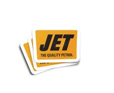 Jet Petrol Station Glossy Stickers 3-Pack