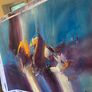 Large Hand Painted Oil on Canvas - Modern Abstract Impressionism Image 3