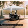 3 x 3 m Gazebo Waterproof Stable High Quality Garden Gazebo Without Side Panels Wedding Marquee UV Protection for Market Camping Weddings Festival Image 5