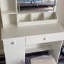 dressing table with light and stool Image 9