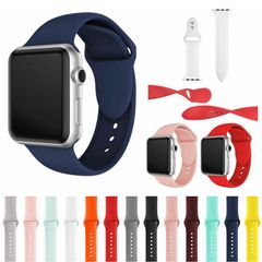 Soft Silicone Band Replacement Straps For Apple Watch 1, 2, 3, 4 38/40/42/44mm