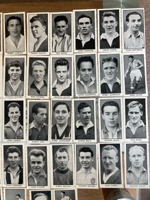 1956 Football Stars Collector Cards