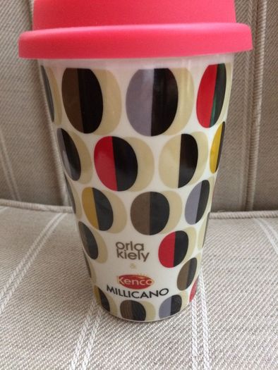 Orla Kiely Exclusive Limited Edition Coffee travel mug - Kenco Millicano