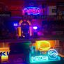 Retro style Bar light with neon bulb.. Image 8