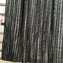 skirt black sparkle pleated skirt elastic waistband size m/l Image 3