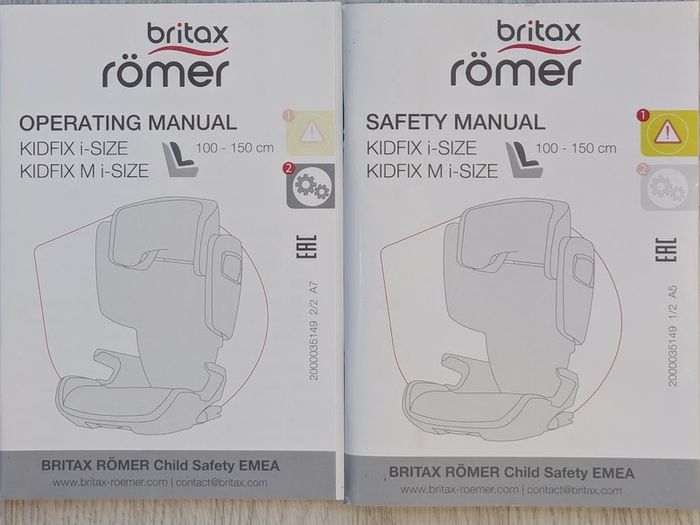 Britax Romer Kidfix i-Size Car Booster Seat Black with XP Pad & SICT - High Back Booster Child Seat