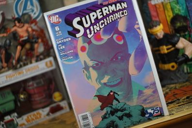 Superman Unchained #6 ! Frazer Irving 75th Anniversary Villains Variant Cover featuring Brainiac ! Limited 1 for 25!