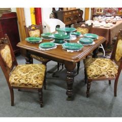 Victorian dining room table and Chairs