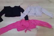 3 girls shrugs size 5-7 years