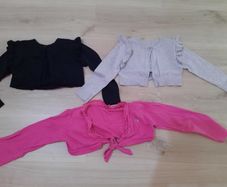 3 girls shrugs size 5-7 years
