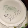 Belleek Shamrock Shaped Tea Cups & Sugar Basin Image 4