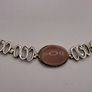 sterling silver rose quartz bracelet Image 2