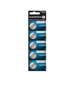 5x Lithium CR2025 Batteries 3V Button Battery Coin Cell