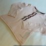 Gorgeous Girls designer Burberry pink long sleeve cotton top 4 5 Image 2