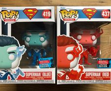Funko DC: Superman Red & Blue (Convention Exclusives)
