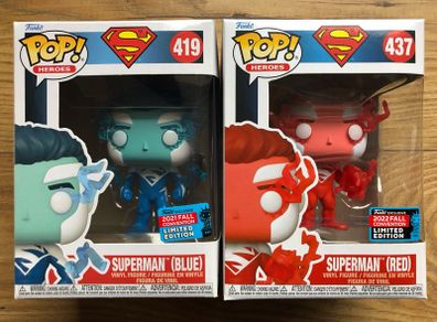Funko DC: Superman Red & Blue (Convention Exclusives)