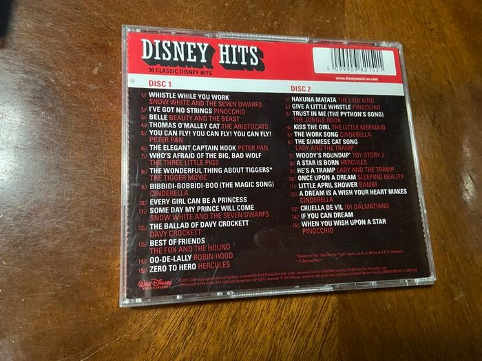 The Ultimate Disney Hits Double CD