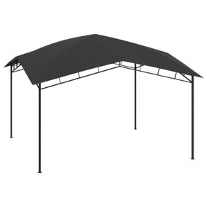 Garden Gazebo 4x4x2.9 m Anthracite 180g/m2