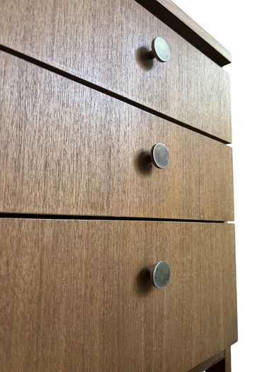 Vintage Retro Mid Century Teak Meredew Bedside Cabinet/Drawers