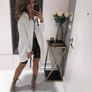 Long Hoodie white, cream,  High Quality Clothes from Hola Boutique Image 3