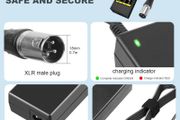 42V 2A Charger for FIIDO D3 D3S D3Pro Electric Bicycle 100-240V Charger Spare Parts
