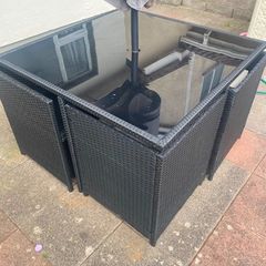 8 piece Rattan garden set.