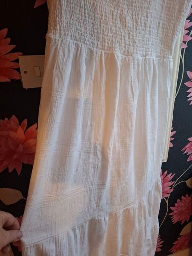 white summer dress