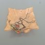Kawamura Japan Reverse Painted   Glass Dish Image 3