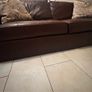 M&S 'Abbey' Brown Leather Sofa Image 7