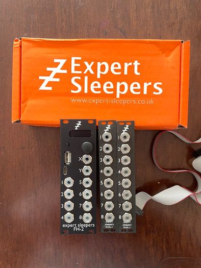 Expert Sleepers FH-2 CV/MIDI Converter plus 2 FHX1 Expanders