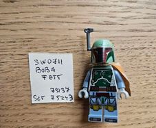 lego sw0711 boba fett, set 75137, 75243