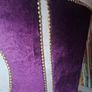 2X French Louis XV style wing-backed armchairs Image 6