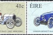 2003 Ireland Centenary of Gordon Bennett Race (Napier, Mercedes, Mors, Winton) Commemorative Stamp Set Mint Never Hinged (MNH)