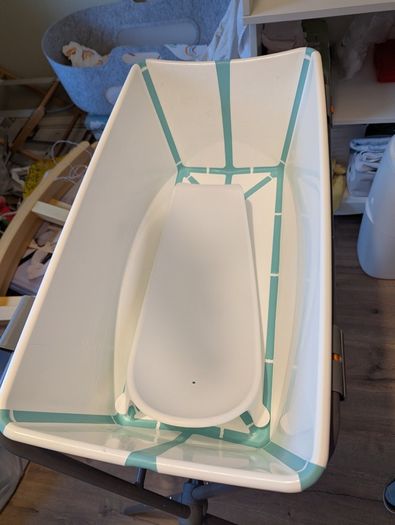 Stokke baby bath, stand and insert