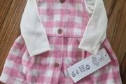 Pink &amp; White Dress Upto 1m