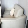 Leather Recliner and a double leather sofa bed Image 9