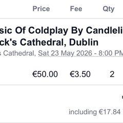 Music of Coldplay by candlelight