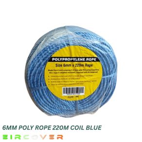 Mini Coil Rope - 6mm / 220m - Blue