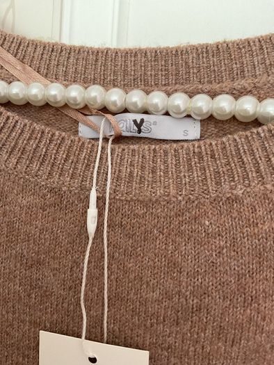 jumper dress Bnwt Hailey's brand tan crewneck jumper dress 10/12 size small