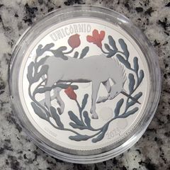 Portugal 5 Euro Silver (.925) Proof Coin 2023 - Unicorn - Heroes and Creatures of Mythology