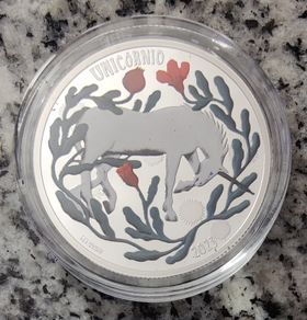 Portugal 5 Euro Silver (.925) Proof Coin 2023 - Unicorn - Heroes and Creatures of Mythology