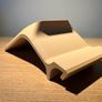 Vertical Laptop Stand 3D Printed Desk Organizer MacBook and Notebook Holder Image 4