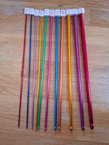 Set of Tunisian crochet hooks
