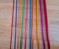 Set of Tunisian crochet hooks