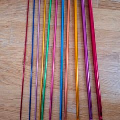 Set of Tunisian crochet hooks