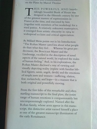The Rohan Master a Book of Hours