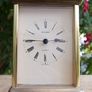 Vintage Staiger Brass Mantel Catriage battery operated Table Clock Image 3