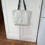 Coach Large Off White Black Trim Large Bag Image 3