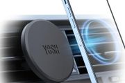 MagSafe Car Mount, Magnetic Phone Holder for Car Vent, [1s Installation &amp; Full Rubber Protection], N55 Magnets for iPhone 17/16/15/14/13/12, Fits MagSafe Cases, No Metal Plate Needed