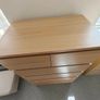 Ikea malm chest of 6 drawers stained oak veneer Image 2